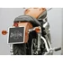 Középre szerelhető rendszámtábla alap adapter, fekete szatén - 2011-2020 – Harley-Davidson kompatibilis