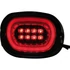 Flathead, OEM stílusú LED-es hátsó lámpa, fekete fényvisszaverővel, fekete LED – Harley-Davidson kompatibilis