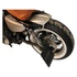 Oldalra szerelhető rendszámtábla tartó készlet Ausztriához 210 x 170 mm, fekete, porfestett Cult-Werk – Harley-Davidson kompatibilis