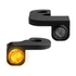 NANO sorozatú LED-es irányjelzők, fekete eloxált füstszínű LED – Harley-Davidson kompatibilis