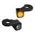 NANO sorozatú LED-es irányjelzők, fekete eloxált, füstszínű LED HeinzBikes – Harley-Davidson kompatibilis