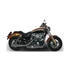 Dupla Slip-On kipufogódob szett végzáró dupla gyűrűs króm – Harley-Davidson kompatibilis