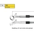 10 mm Vario Line banjo idom 022 típus 20° jobb oldali hajlítás 20° lefelé könyök ABS blokk rozsdamentes acél