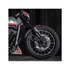 Axiális első féknyereg adapter készlet USD villa 300 mm-ről 340 mm féktárcsára dupla tárcsás fekete bal jobb – Milwaukee-Eight – Thunderbike – Harley-Davidson kompatibilis
