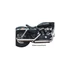 Gun Smooth Slip On kipufogódobok, fánkvéggel, fekete, fekete BSL – Harley-Davidson kompatibilis