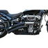 Rainbow Down Under kipufogórendszer, polírozott, sima hővédő pajzs, polírozott, sima végzáró sapka – Harley-Davidson kompatibilis