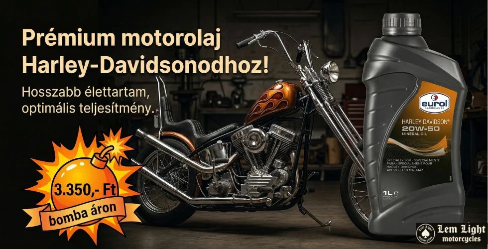 Olajok Harley Davidson motorkerékpárokba